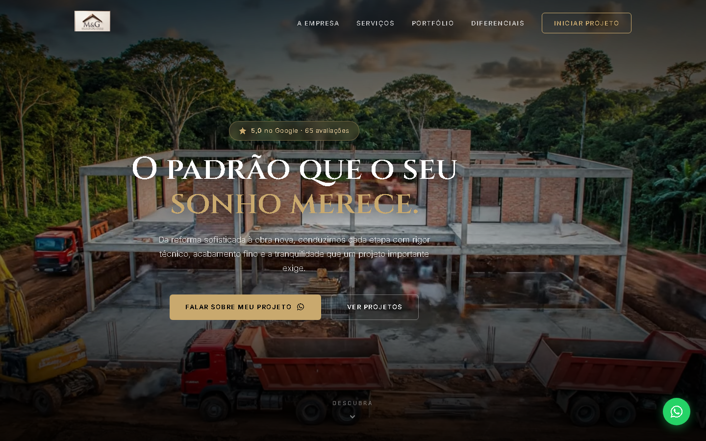 M&G Constru&ccedil;&otilde;es